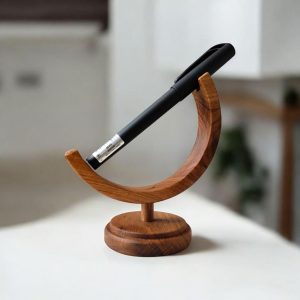 Handmade Walnut Pen Holder Minimalist Desk Organizer